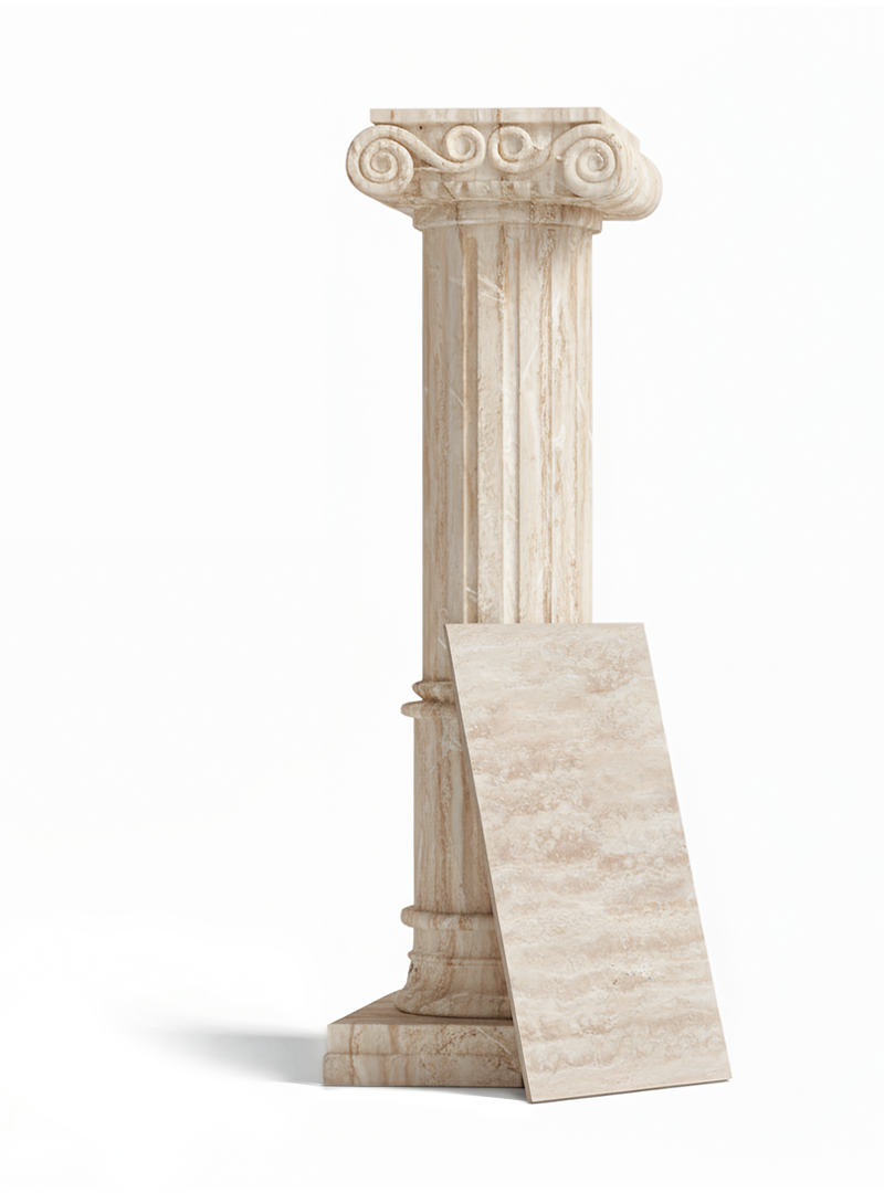 Veined Cream Travertine